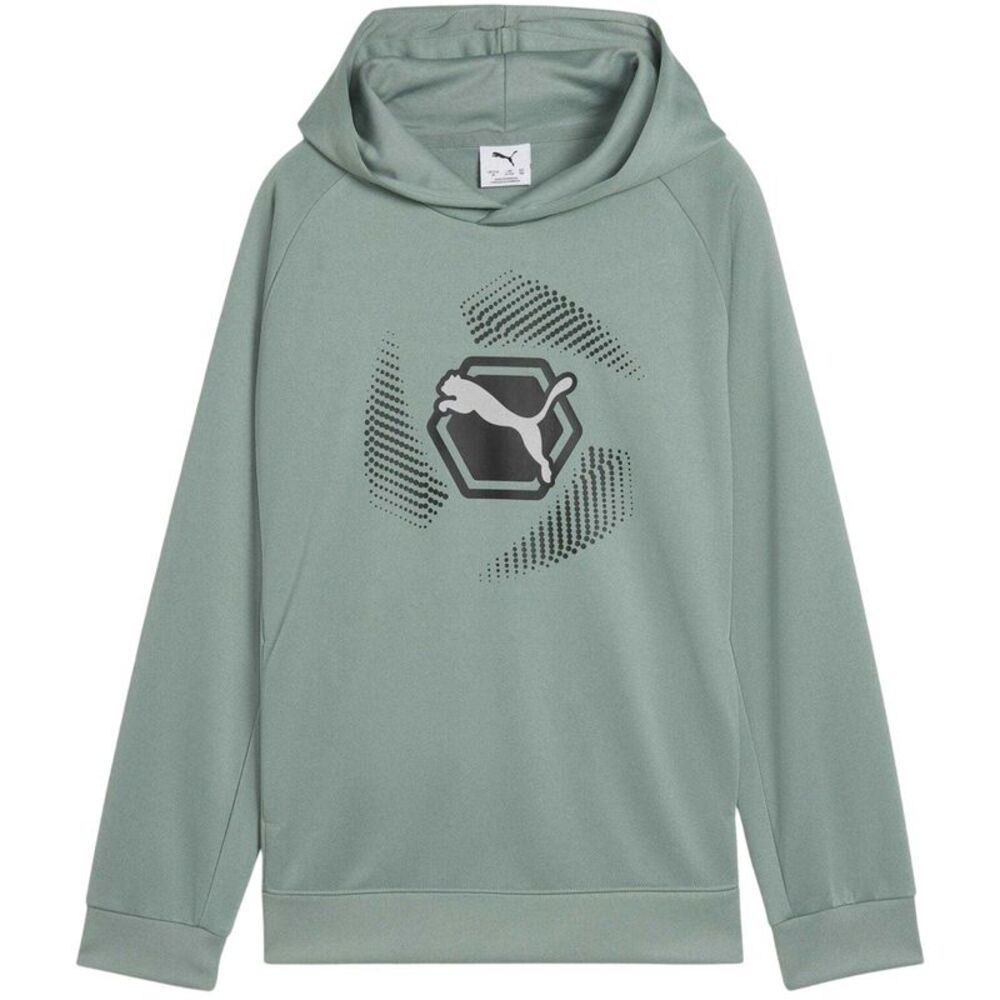 Puma Childrens/Kids Overhead Hoodie / Green